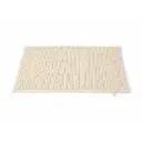 360 HOME SOFT FLUFFY BATHROOM MAT 40X70cm 850GSM（250g/roll) WHITE CHENILLE WASHABLE