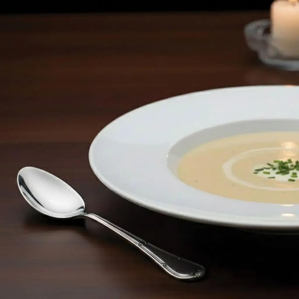 360 HOME DESSERT SPOON STAINLESS STEEL 18.2CM