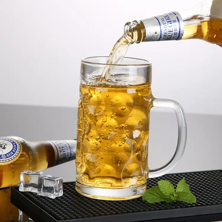 360 HOME MY KITCHEN GLASS BEER CUP 10.5*19.5CM