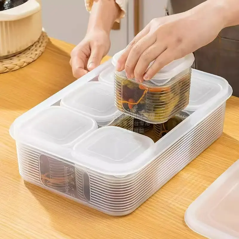 360 HOME MY KITCHEN PLASTIC FRIDGE STORAGE BOX 7.5*9+29.5*20.5*8.7CM 