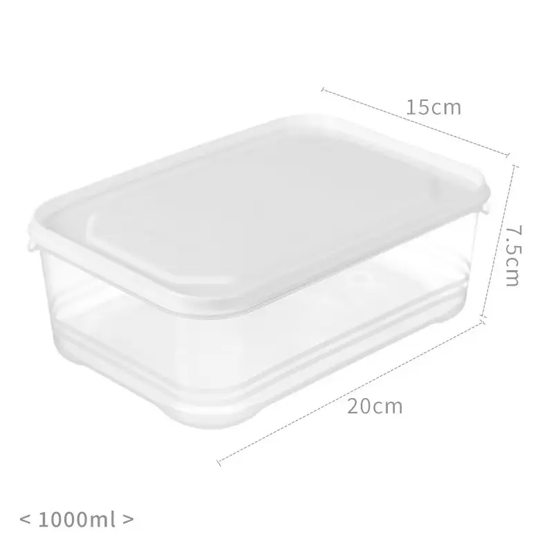 360 HOME MY KITCHEN PLASTIC FRIDGE STORAGE BOX 20*15*7.5CM 