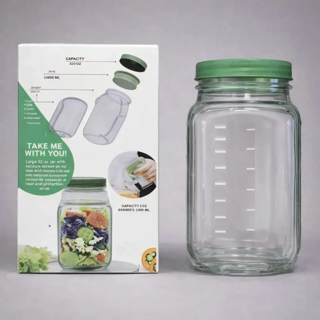 360 HOME MY KITCHEN COMPACT JAR 1200ML 