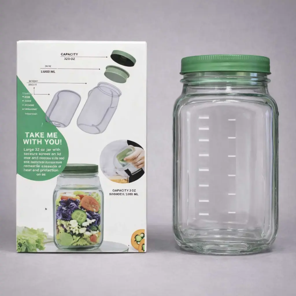 360 HOME MY KITCHEN COMPACT JAR 1200ML 