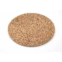 360 HOME COASTER STRAW 10CM DISTINCTIVE SPIRALLED OR BRAIDED WEAVE BEIGE OR WARM TONE SHOWCASING THE RAW LOOK OF THE ORGANIC MATERIAL 