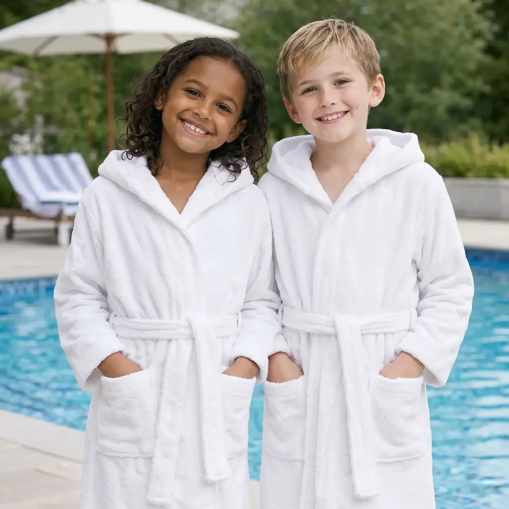 360 HOME BATHROBE WHITE 8YO