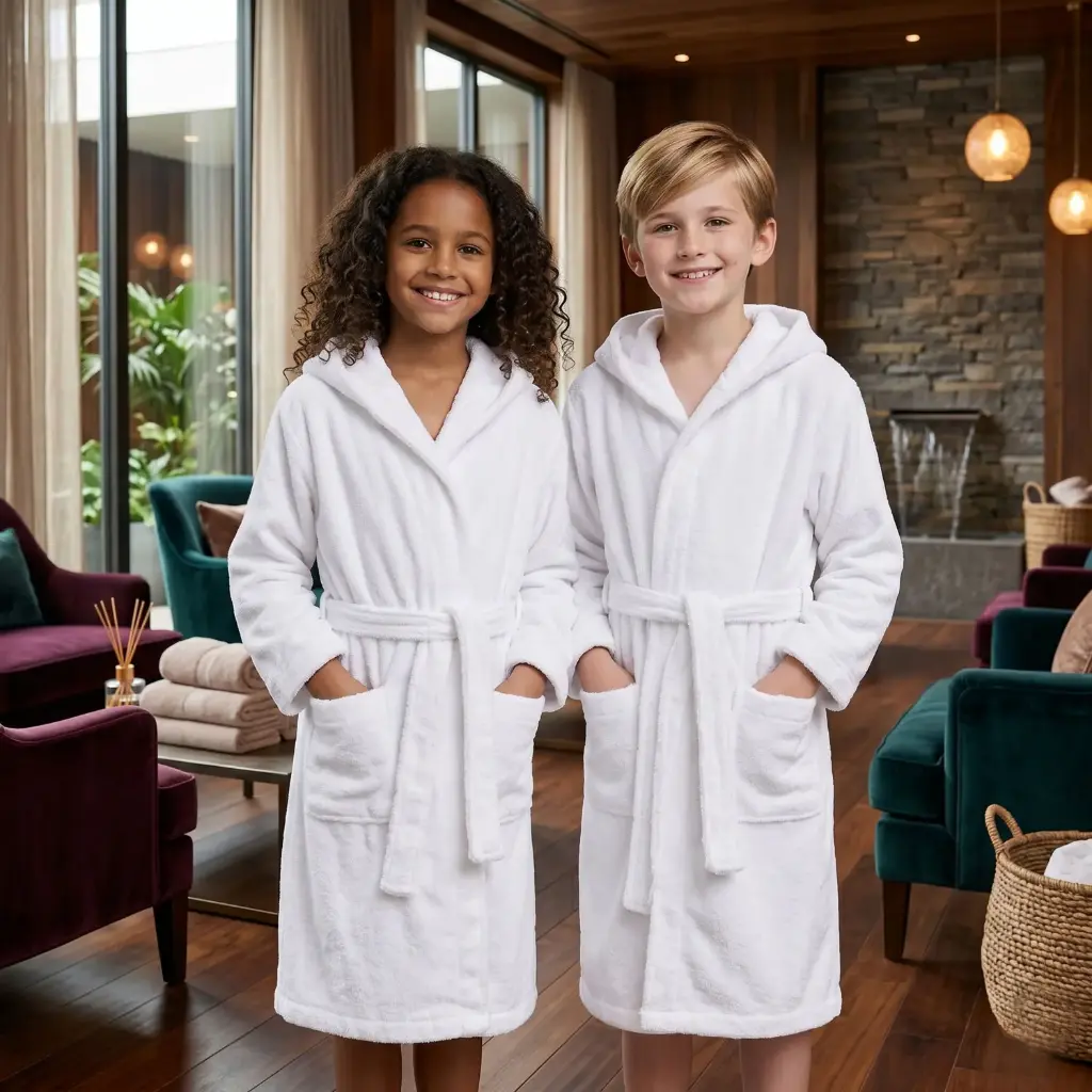 360 HOME BATHROBE WHITE 10YO