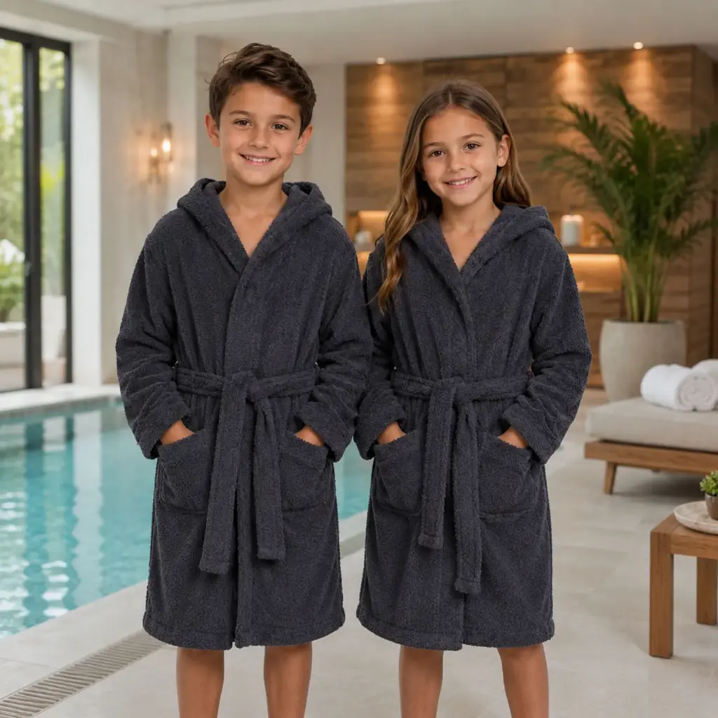 360 HOME BATHROBE GREY 10YO