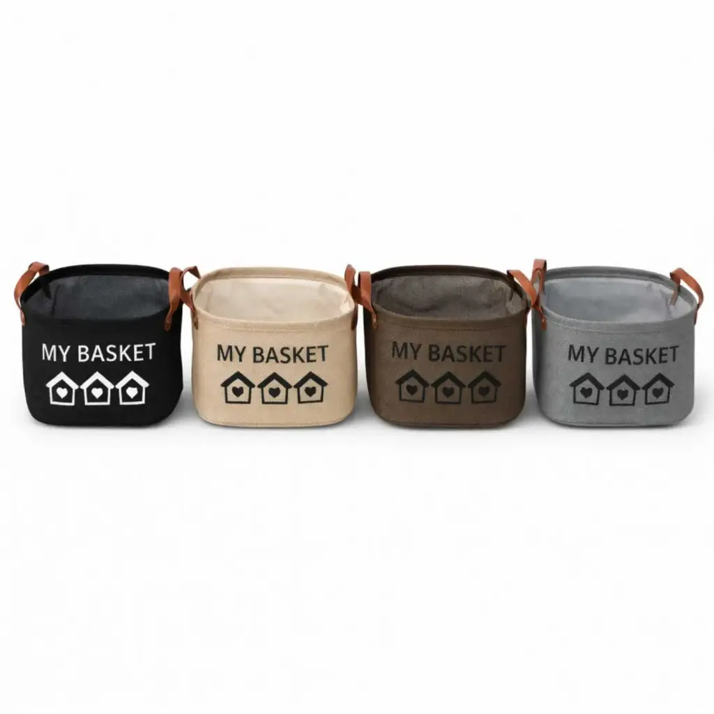 360 HOME MY BATHROOM HOOVEN FOLDABLE LAUNDRY BASKET 30*20*14