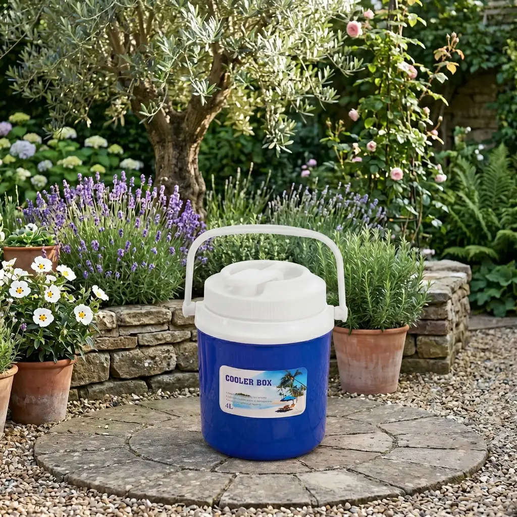 360 HOME ICE BUCKET 4L ROUND BLUE 20*26CM