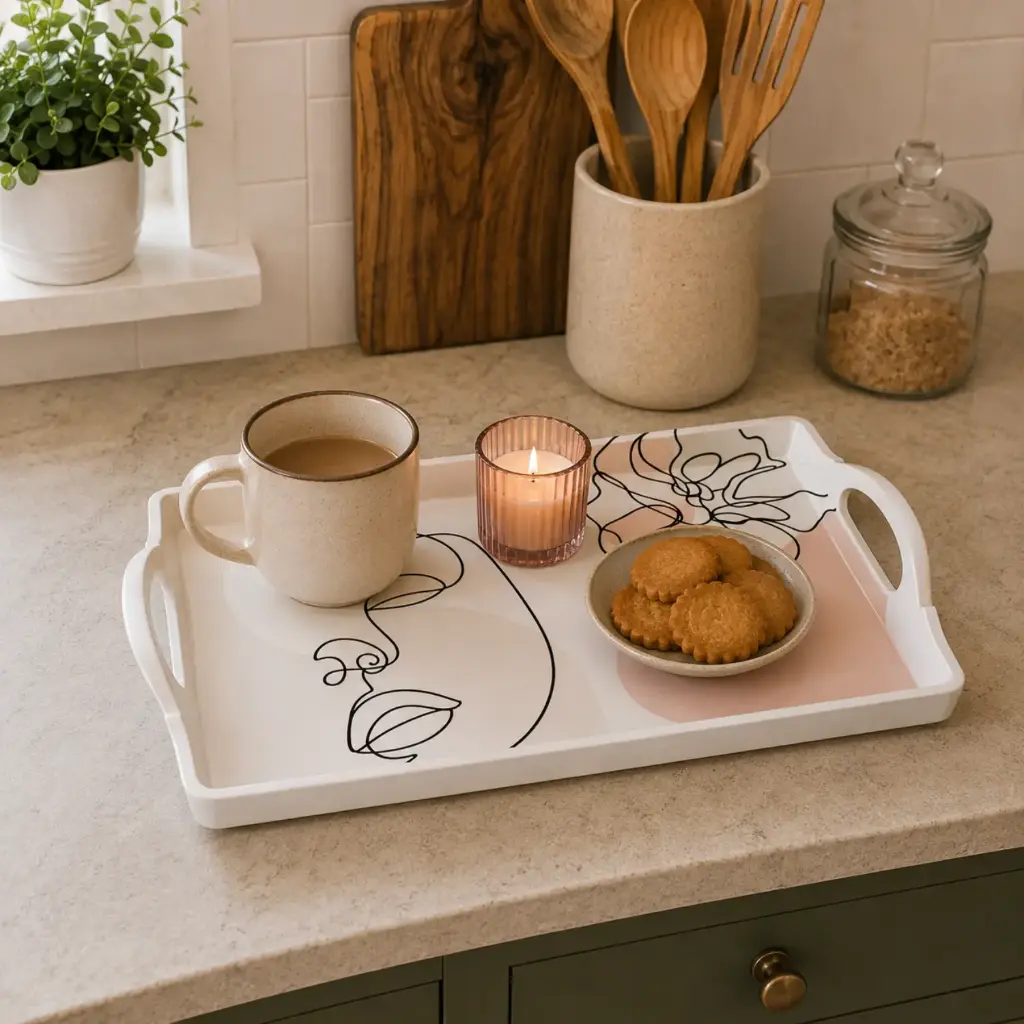 360 HOME MY KITCHEN MULTIUSE TRAYS MELAMINE 37.5*23cm