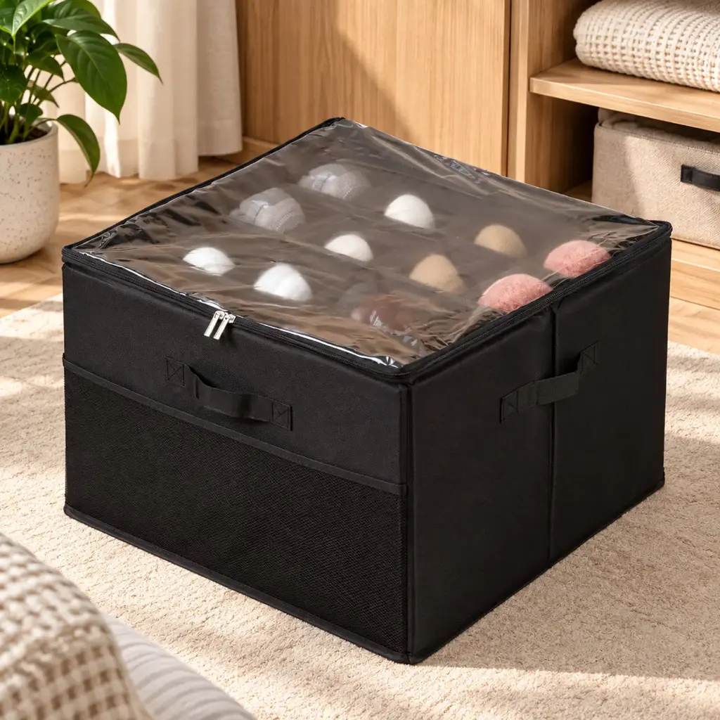 360 HOME BOX ORGANIZER MULTIUSE 53*42*33 FOLDABLE MULTI-
COMPARTMENT STORAGE