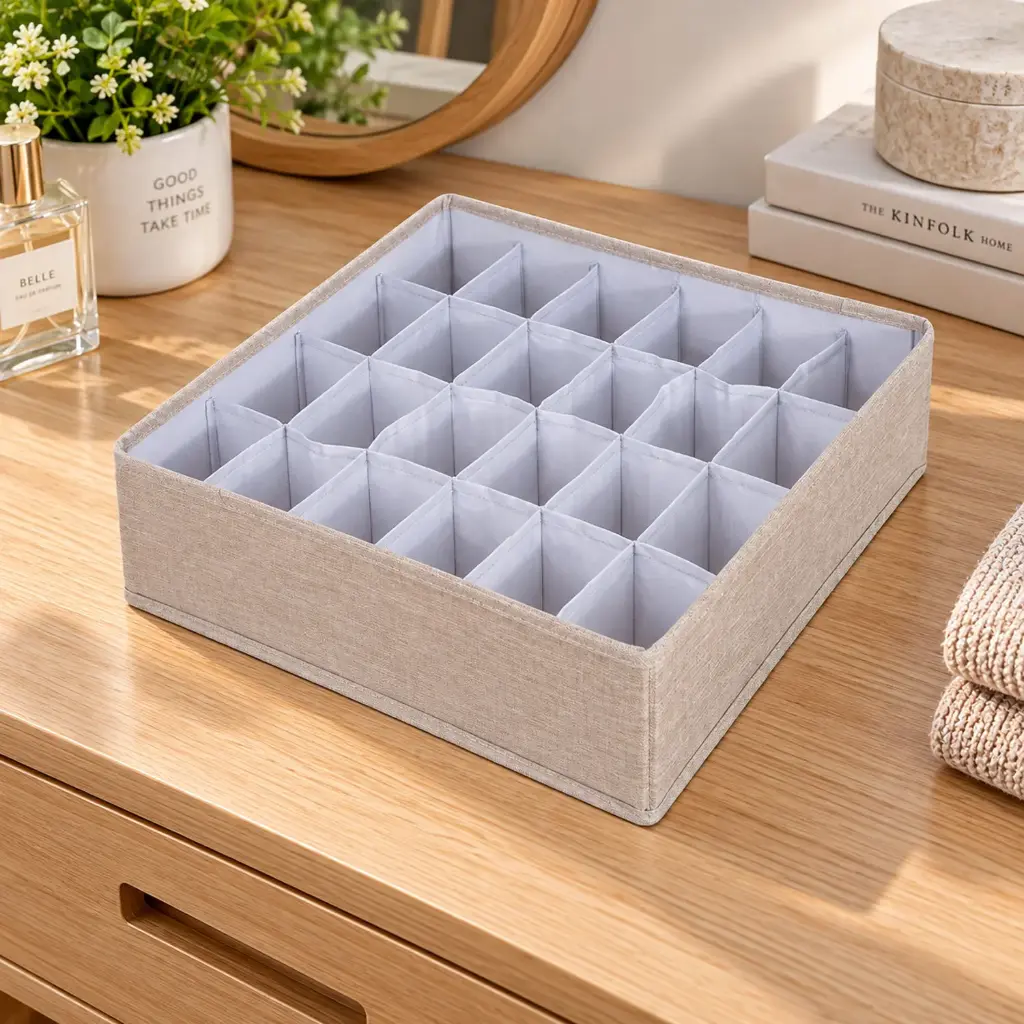 360 HOME BOX ORGANIZER MULTIUSE 32*32*9
CM7 GRIDS RH OXFORD CLOTH STORAGE BASKET