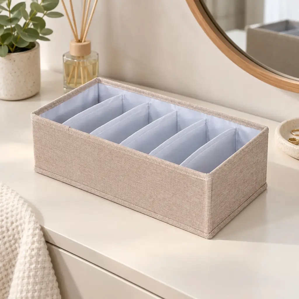 360 HOME BOX ORGANIZER MULTIUSE 32*16*9
CM6 GRIDS RH OXFORD CLOTH STORAGE BASKET