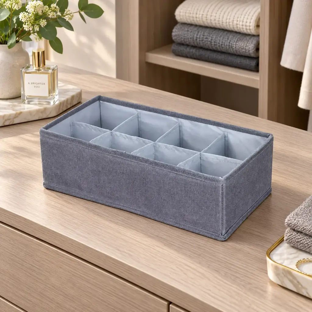 360 HOME BOX ORGANIZER MULTIUSE 32*16*9
CM6 GRIDS RH OXFORD CLOTH STORAGE BASKET