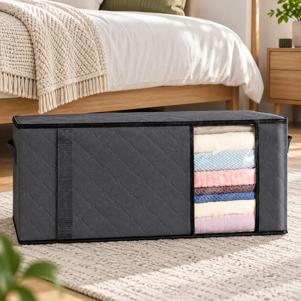 360 HOME BOX ORGANIZER MULTIUSE 35L QUILT STORAGE BAG