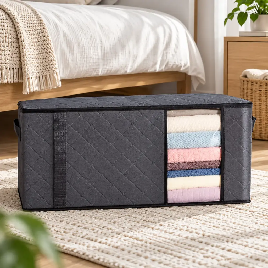 360 HOME BOX ORGANIZER MULTIUSE 60L QUILT STORAGE BAG