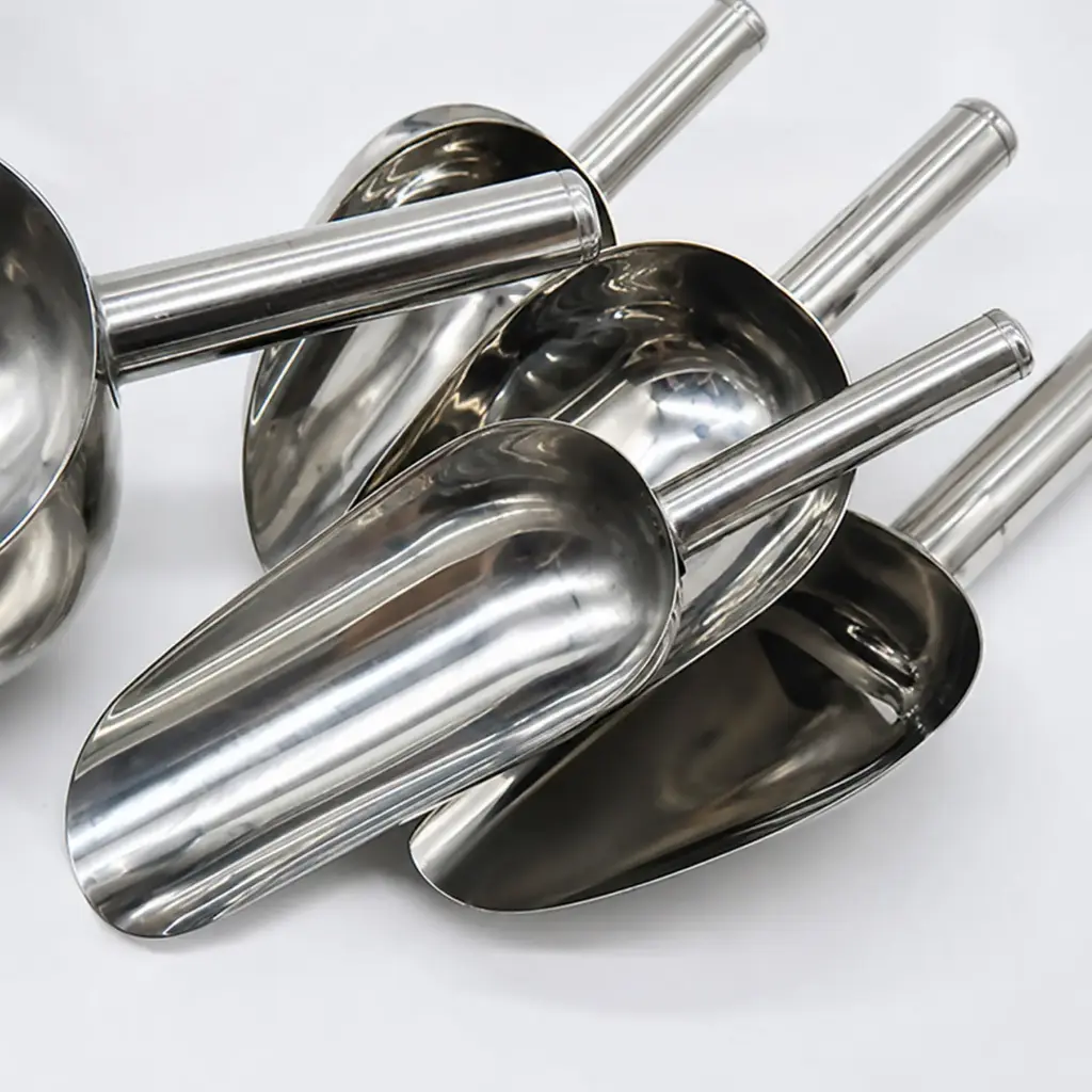 360 HOME MY KITCHEN STAINLESS GRAIN SCOOP SET SILVER 8寸