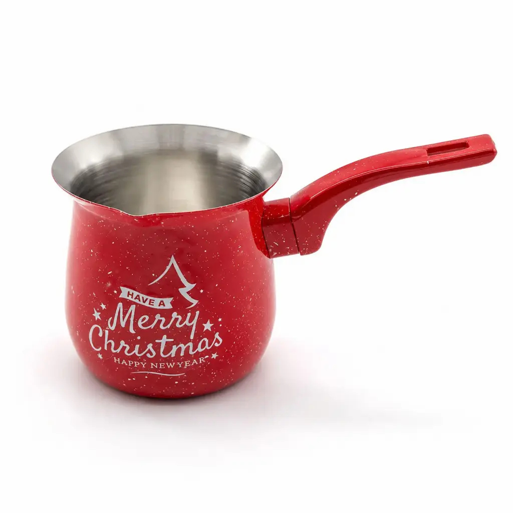 360 HOME MY KITCHEN STAINLESS COFFEE POT 400ML RED 400ML