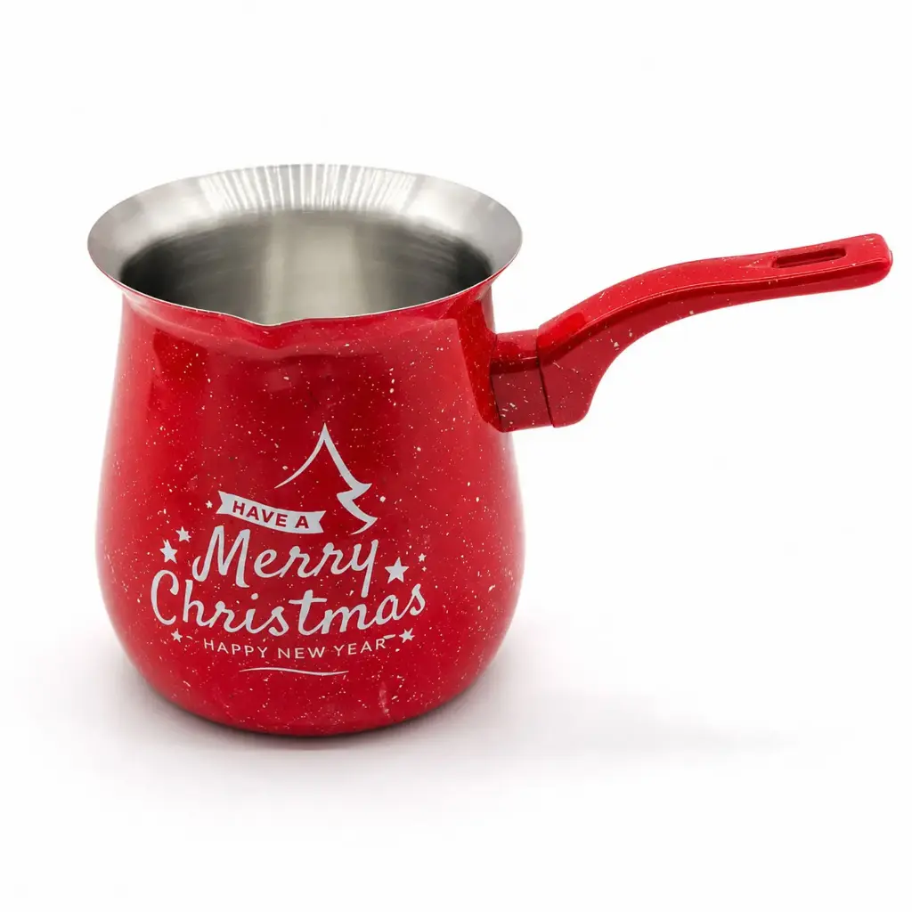 360 HOME MY KITCHEN STAINLESS COFFEE POT 600ML RED 600ML