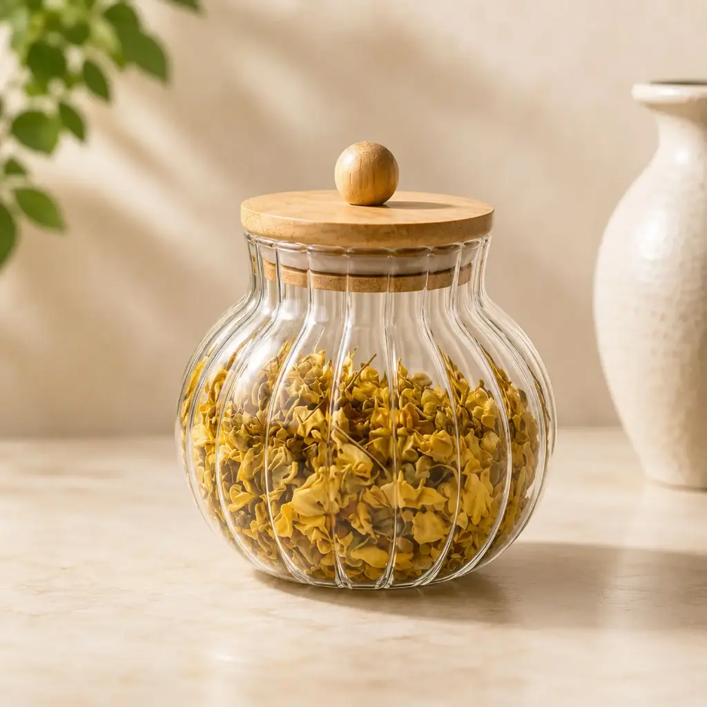 360 HOME JAR TG007（1PC/COLOR BOX36PCS/CTN)T:110MMH:140MMW:390G (36PCS/BOX)