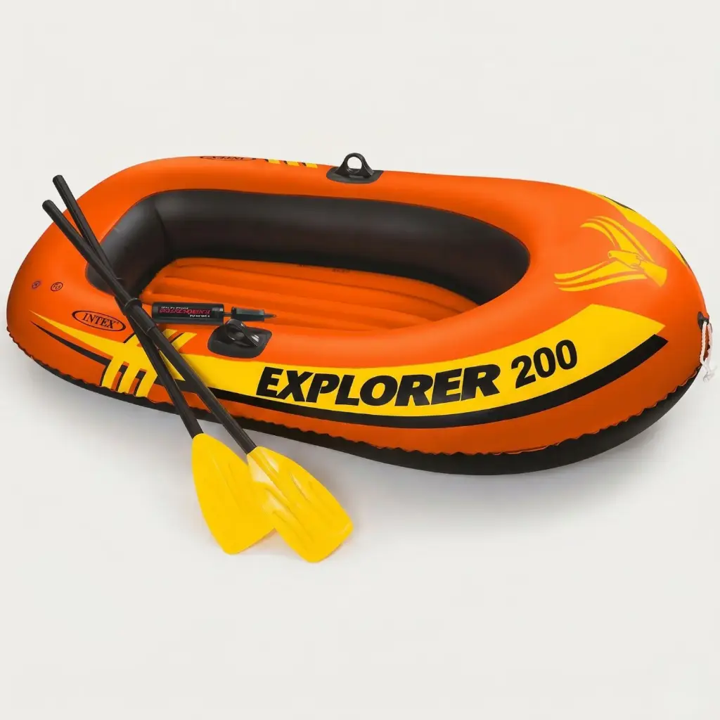 360 HOME SUMMER INFLATABLE BOAT  Explorer two-person boat set 185cmX94cmX41cm