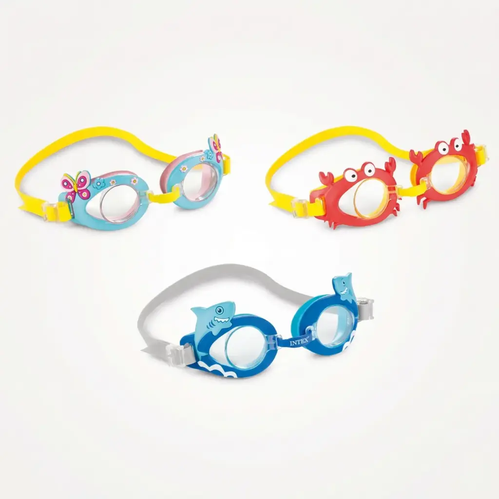 360 HOME SUMMER INFLATABLE SWIMMING GOGGLES Fun swimming goggles Ages 3--8