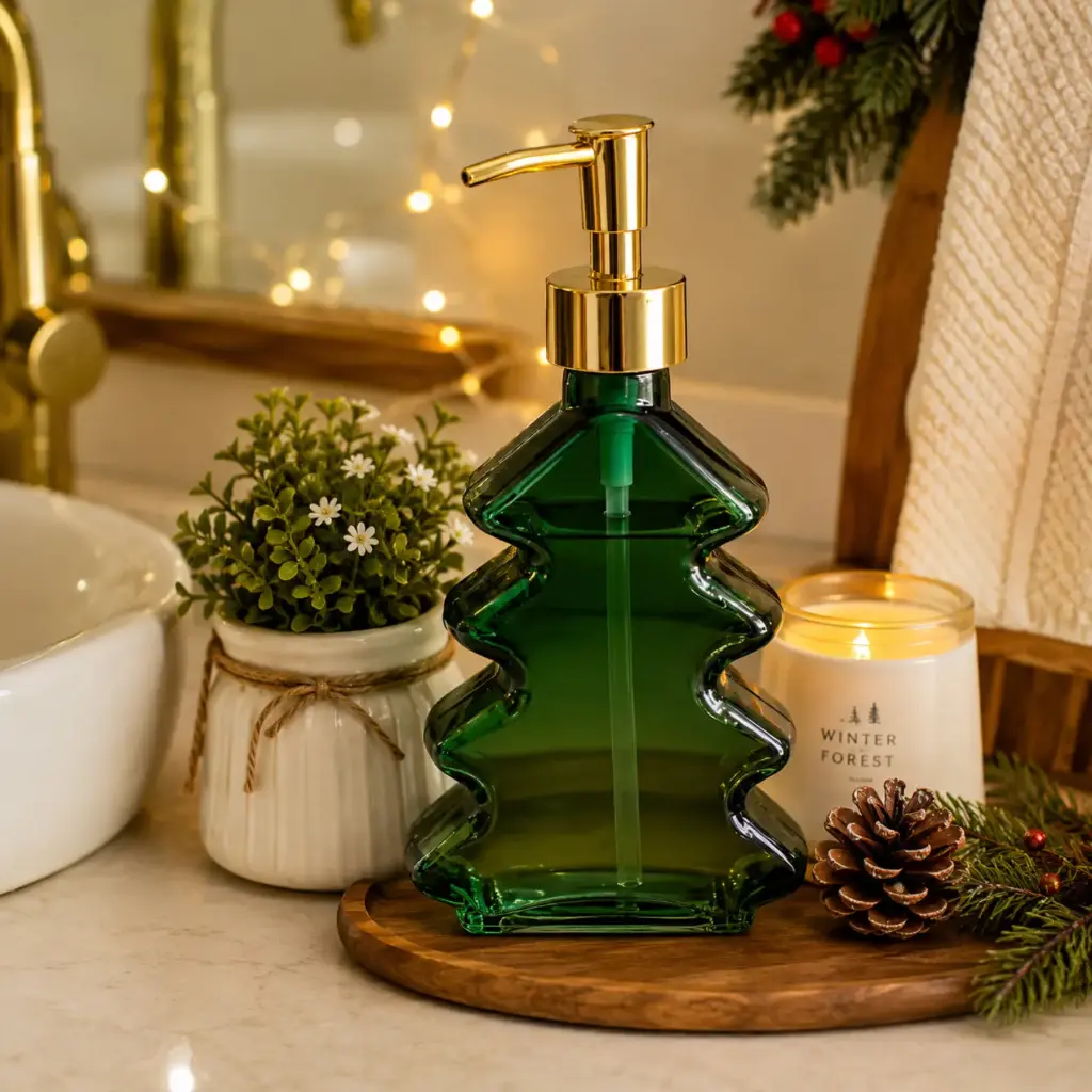 360 HOME MY BATHROOM CHRISTMAS SOAP DISPENSER