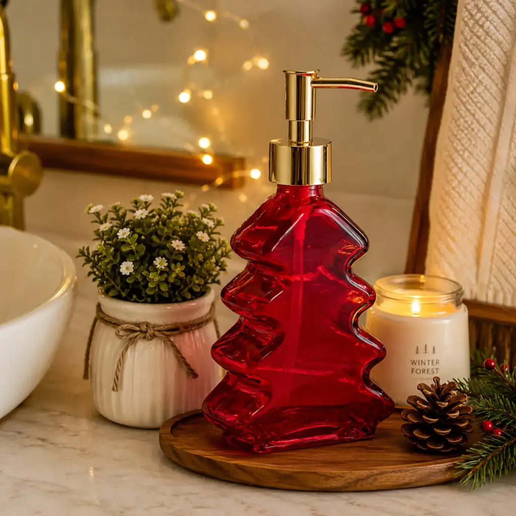 360 HOME MY BATHROOM CHRISTMAS SOAP DISPENSER