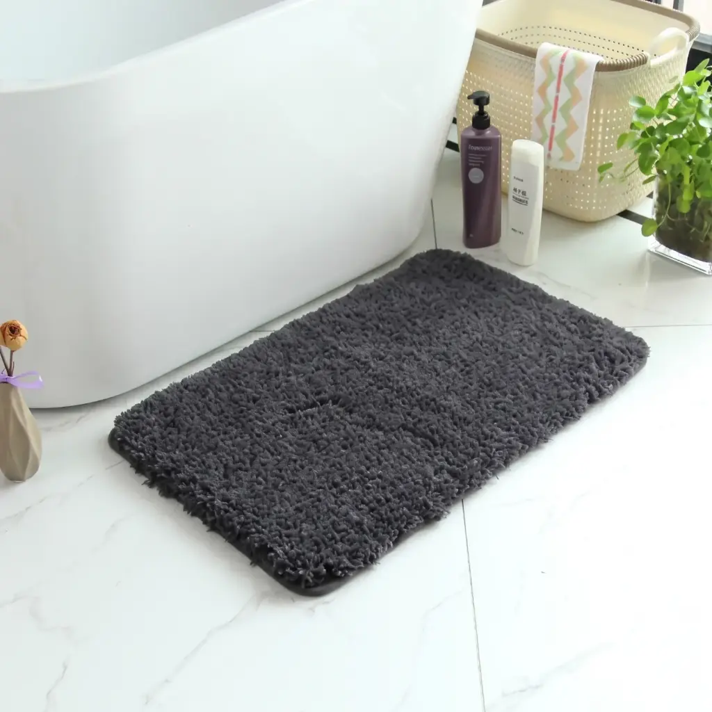 360 HOME MY HOME MULTI USE CARPET 50*80 GREY MICROFIBER 2100GSM