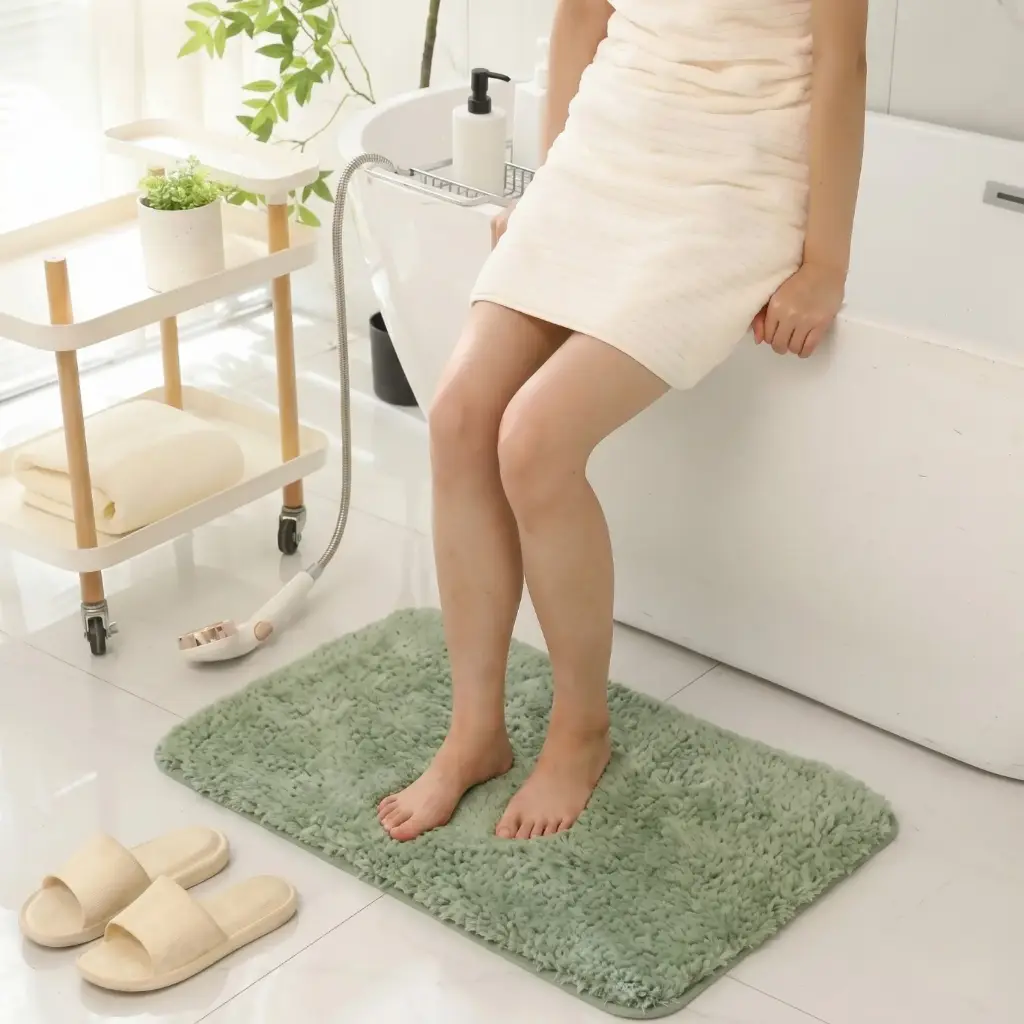 360 HOME MY HOME MULTI USE CARPET 50*80 MINT MICROFIBER 1600GSM