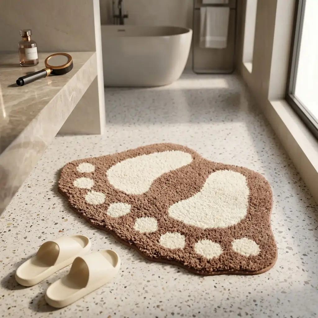 360 HOME MY BATHROOM BATHMAT  50*80 CASHMERE 
