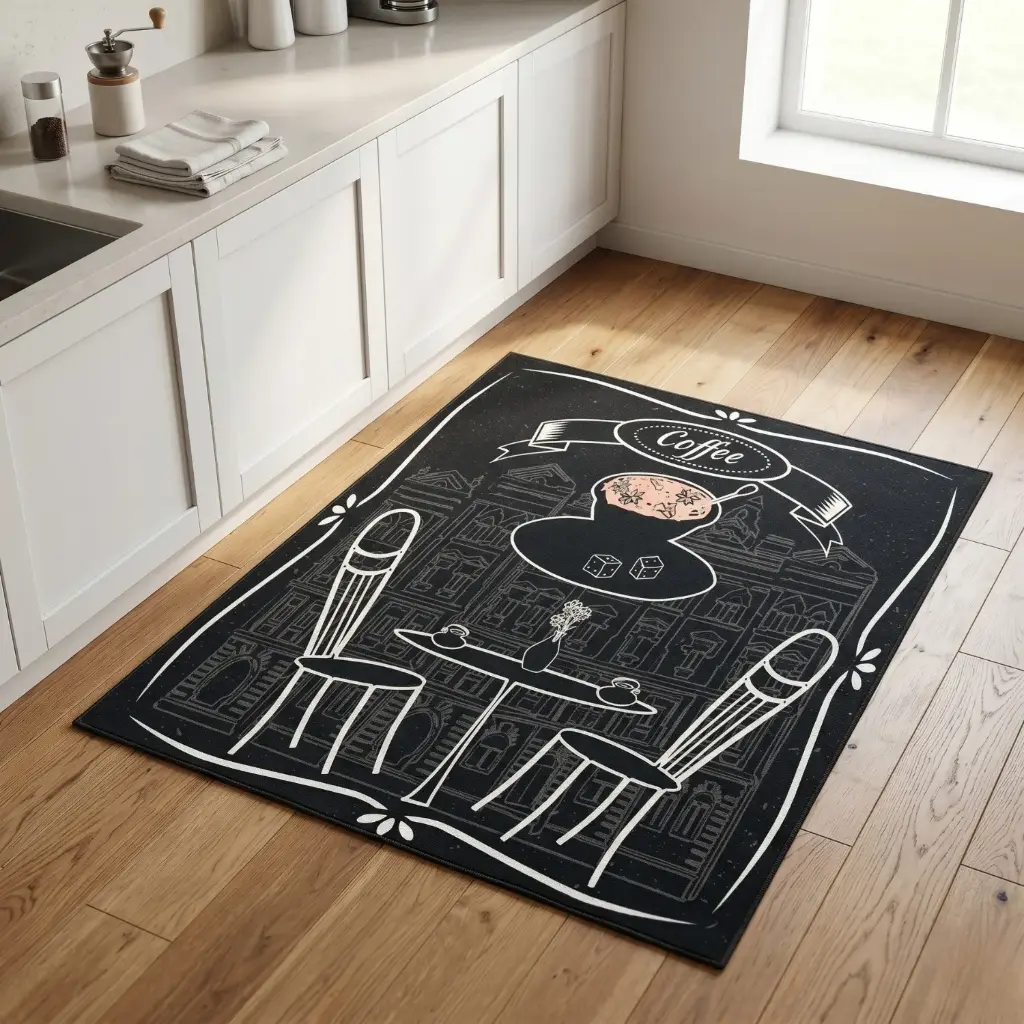 360 HOME MY KITCHEN CARPET 150*200 CRYSTAL VELVET 