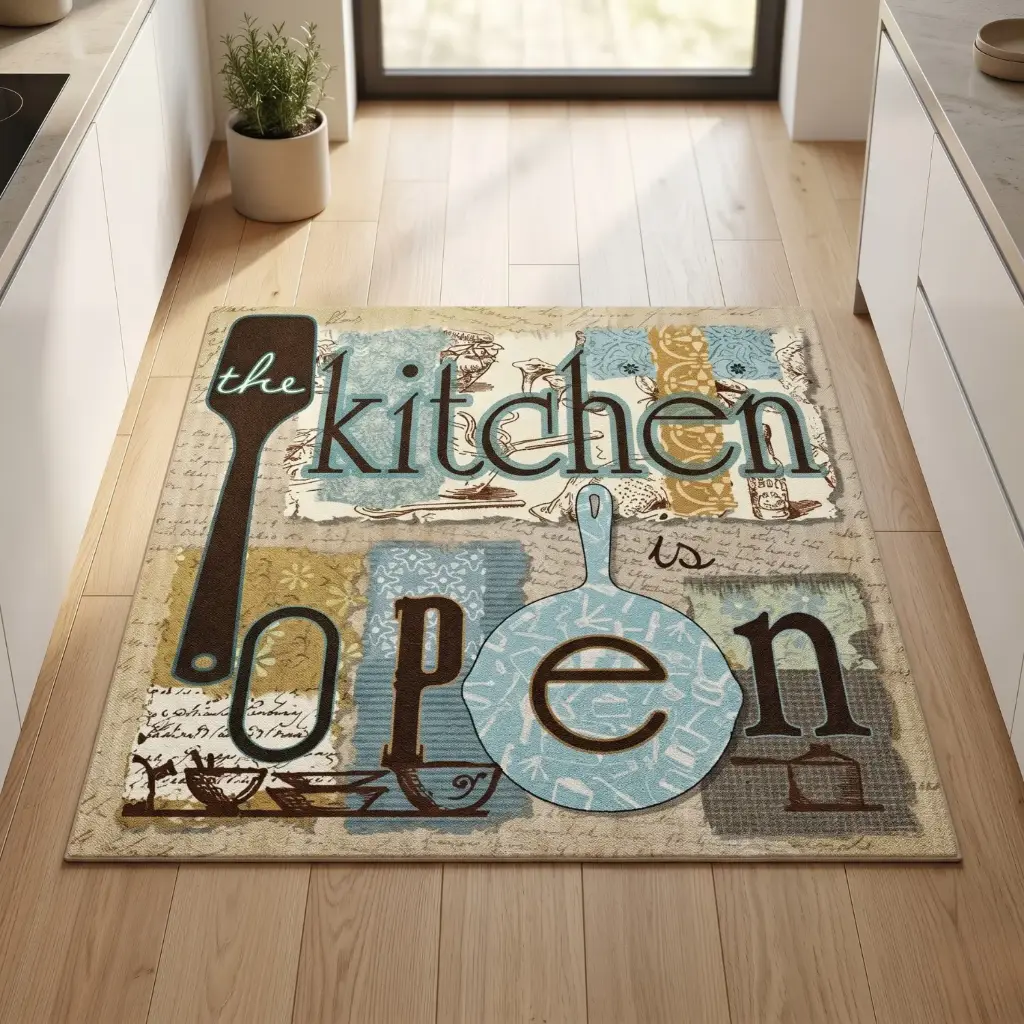360 HOME MY KITCHEN CARPET 150*200 CRYSTAL VELVET 