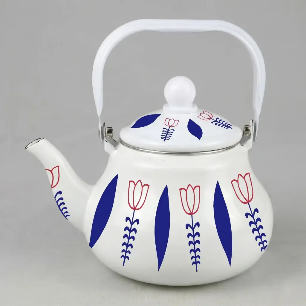 360 MY KITCHEN ENAMEL COFFEE POT WITH LID PACK OF 6