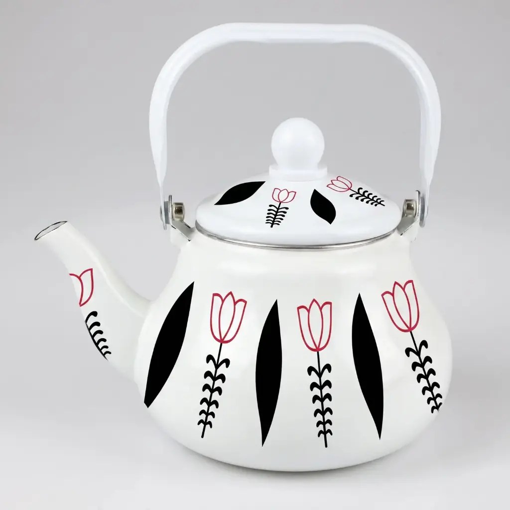 360 MY KITCHEN ENAMEL COFFEE POT WITH LID PACK OF 6