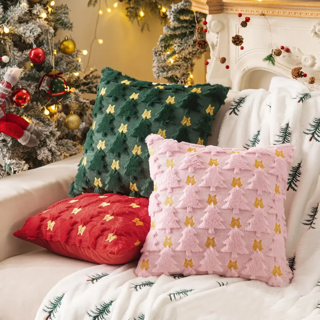 360 HOME MY HOME CHRISTMAS PILLOW EMBROIDERY DESIGN 45cm*45cm