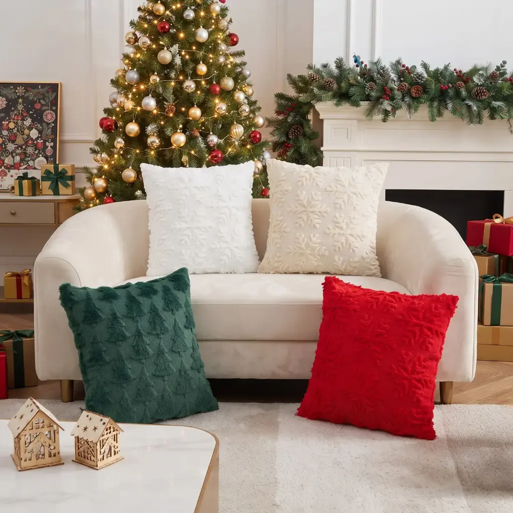 360 HOME MY HOME CHRISTMAS PILLOW EMBROIDERY DESIGN 45cm*45cm