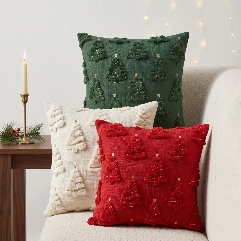360 HOME MY HOME CHRISTMAS PILLOW EMBROIDERY DESIGN 45cm*45cm