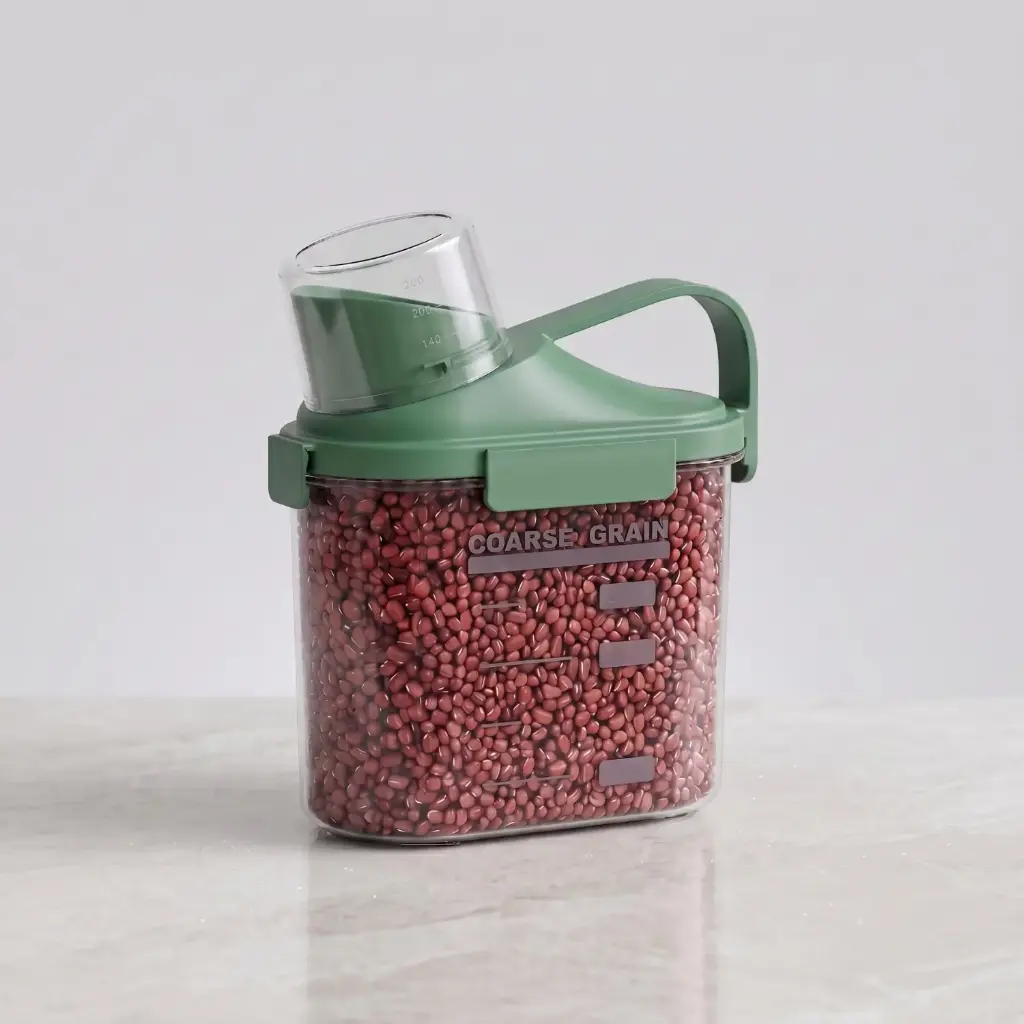 360 HOME MY KITCHEN GRAIN STORAGE MEDIUM MINT GREEN 10.6*20.1*22CM