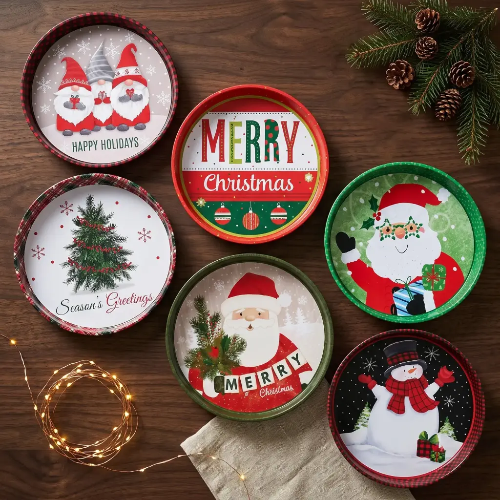 360 HOME CHRISTMAS IRON TRAY 30*3