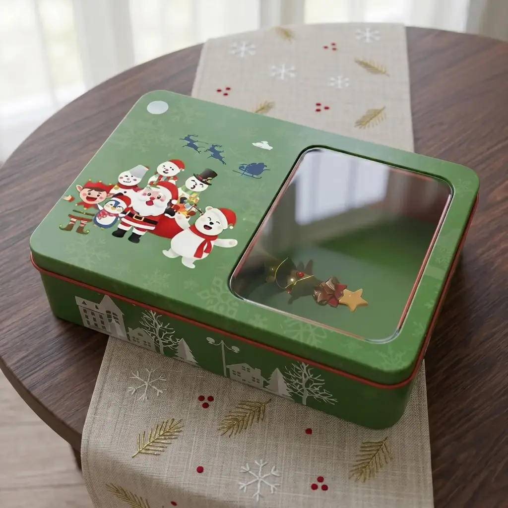 360 HOME CHRISTMAS IRON BOX MULTIUSE  15.4*11*4.3