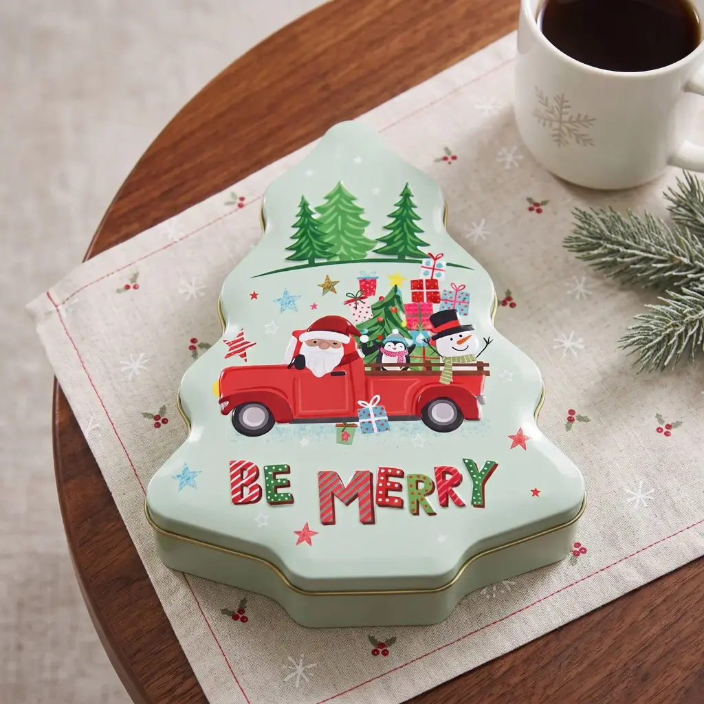 360 HOME CHRISTMAS IRON BOX MULTIUSE  18x15x6.5