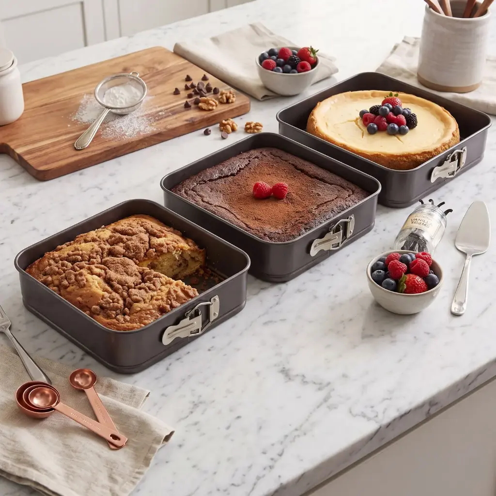 360 HOME MY KITCHEN BAKING TRAYS SET SQUARE SET 24/26/28CM