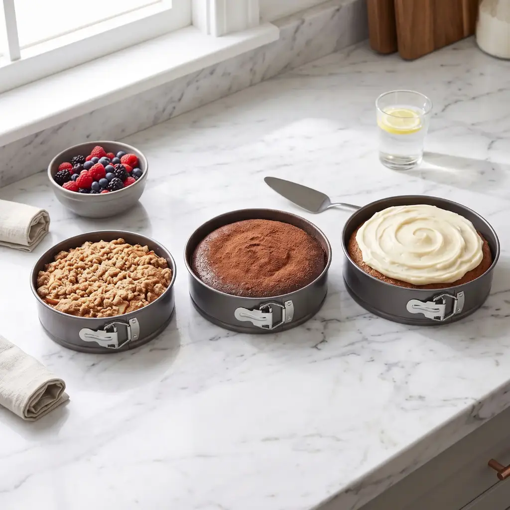 360 HOME MY KITCHEN BAKING TRAYS SET ROUND SET IN COLOR BOX 24/26/28CM