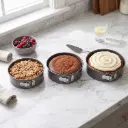 360 HOME MY KITCHEN BAKING TRAYS SET ROUND SET IN COLOR BOX 24/26/28CM