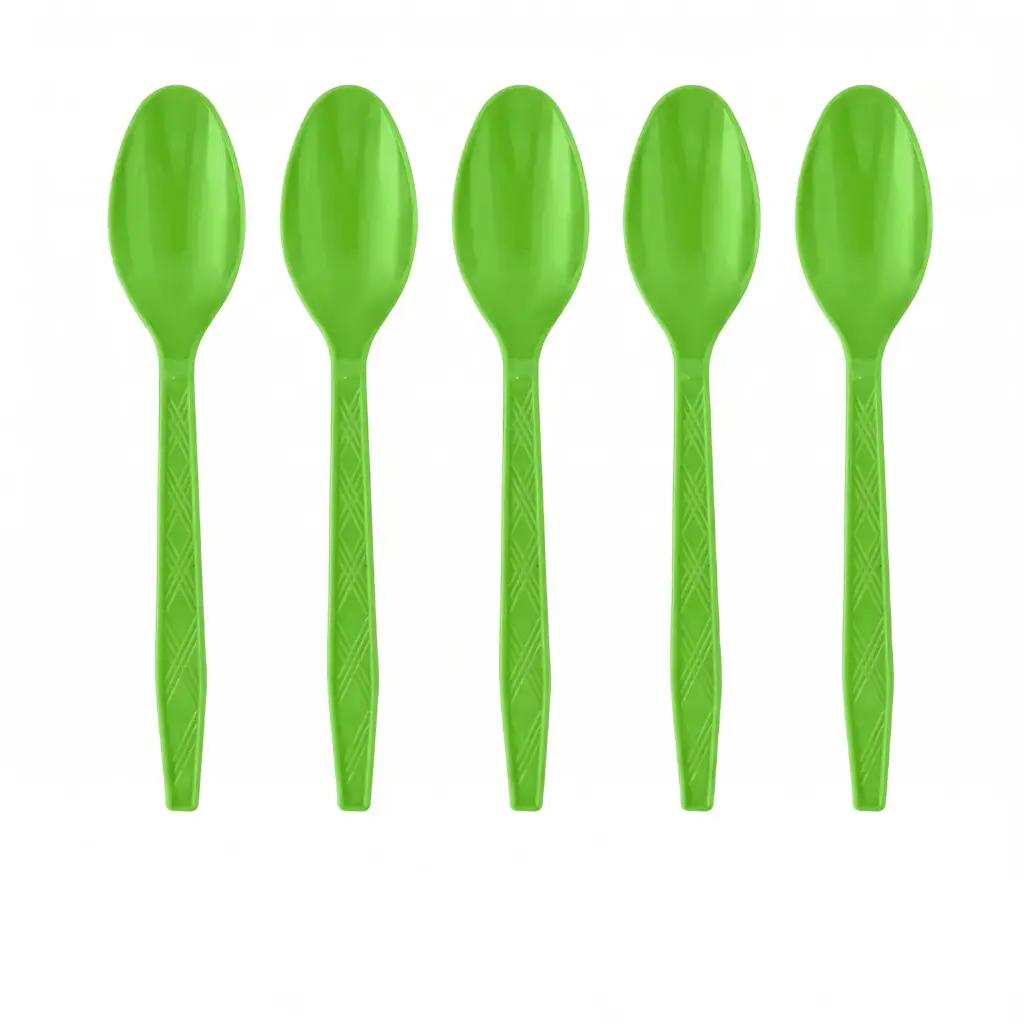 360 HOME CHRISTMAS PLASTIC CUTLERY SPOON SE T 10PCS 