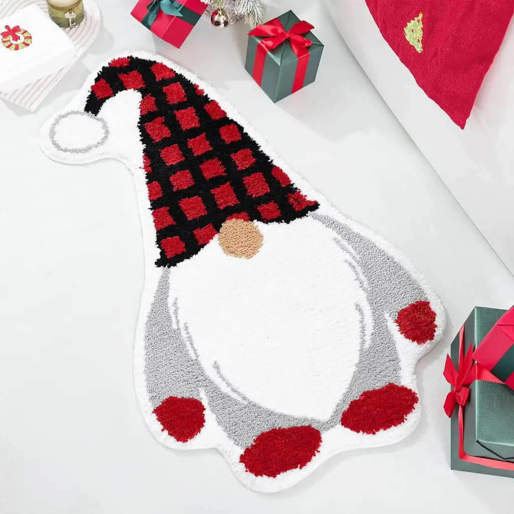 360 HOME CHRISTMAS DECORATIVE SHAPE RUG  60*80cm