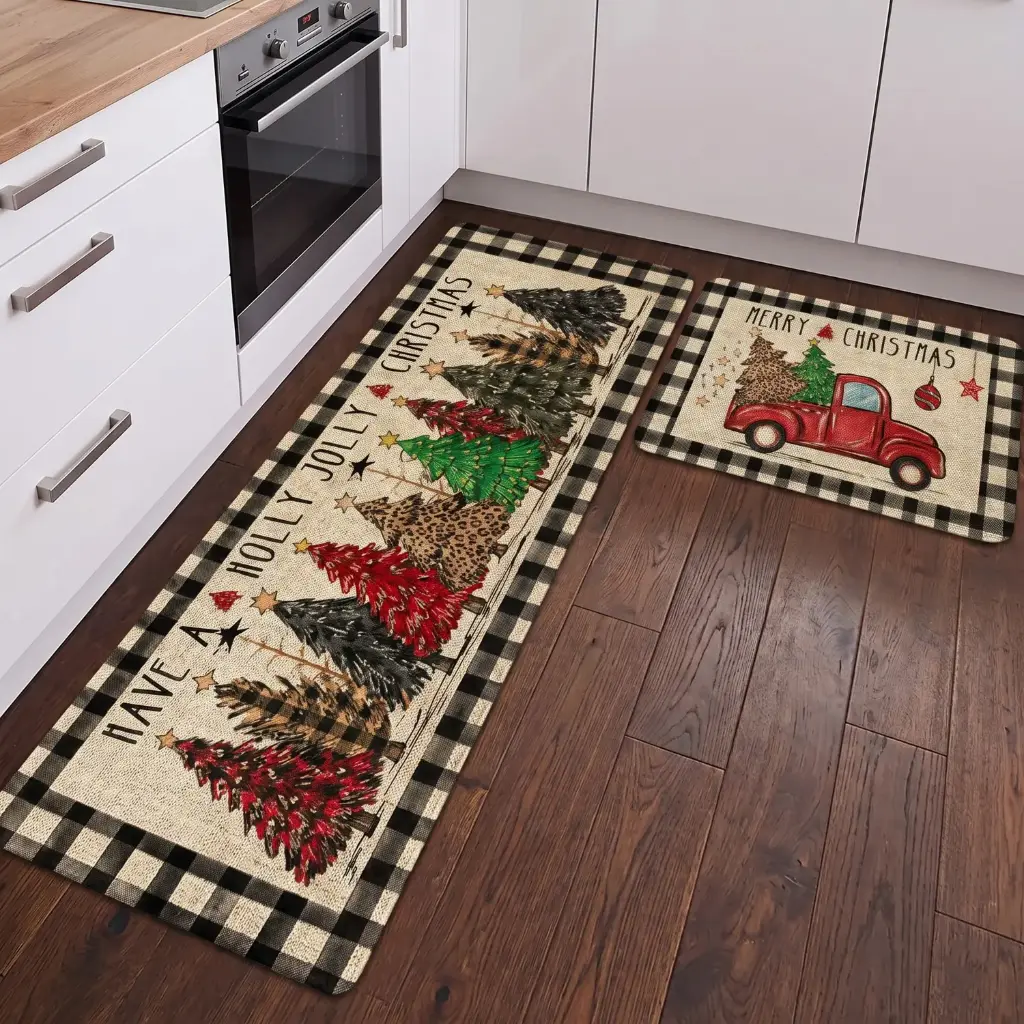 360 HOME CHRISTMAS DECORATIVE SHAPE RUG  40*120cm