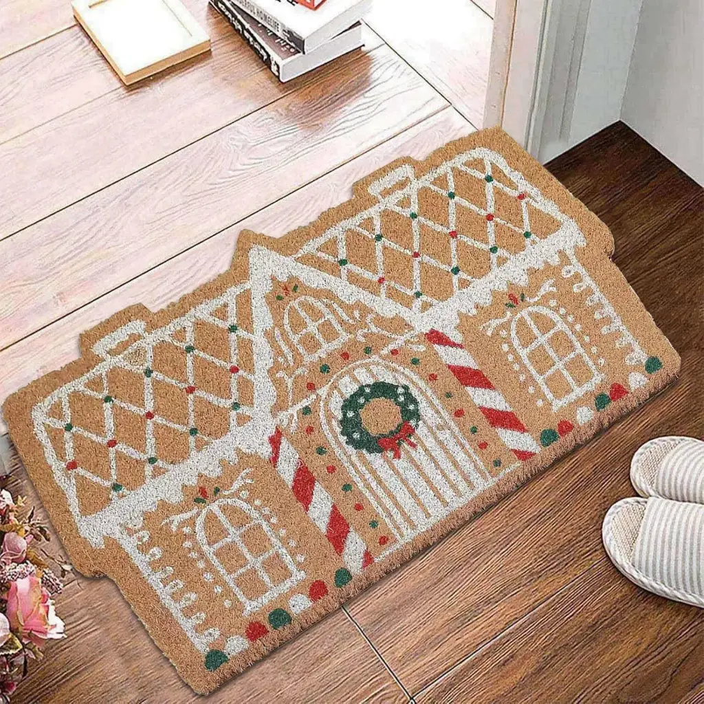 360 HOME CHRISTMAS DECORATIVE SHAPE RUG  60*90cm