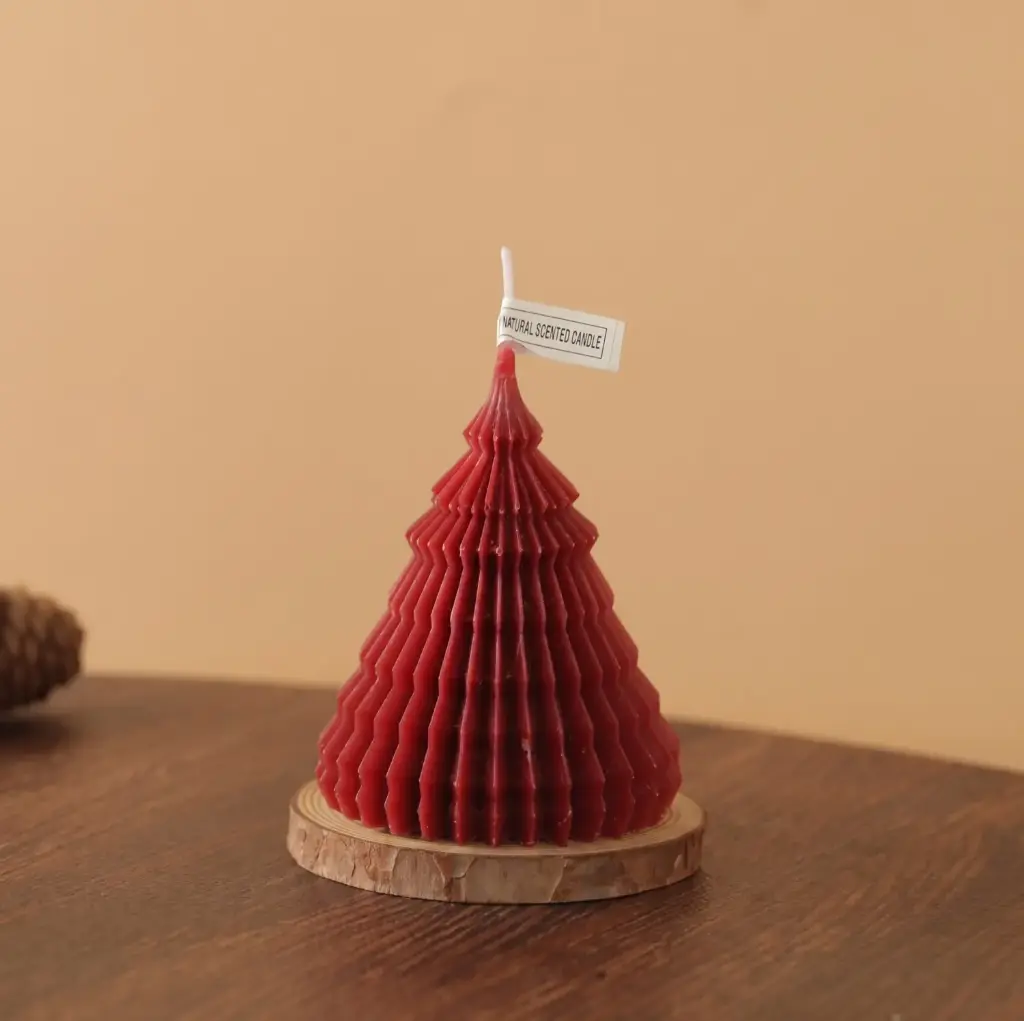 360 HOME CHRISTMAS TREE CANDLE STICKERS 
EACH ITEM Burgundy Jenga